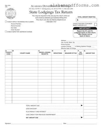 Fill Out a Valid Alabama 2320 Form