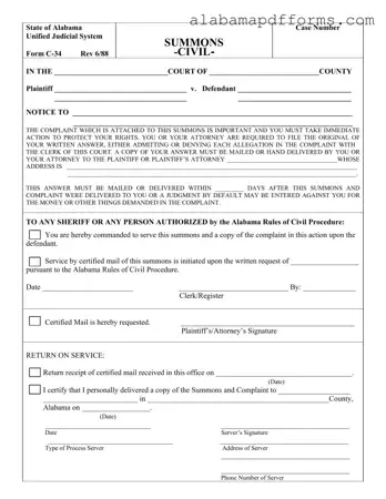 Fill Out a Valid Alabama C 34 Form