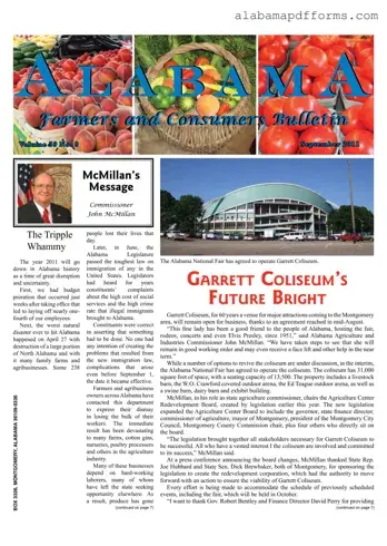 Fill Out a Valid Alabama Farmers Bulletin Form