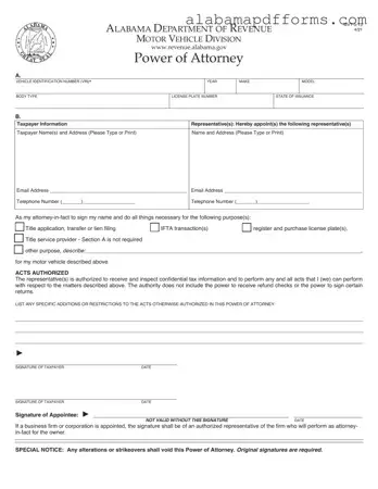 Fill Out a Valid Alabama Mvt 5 13 Form