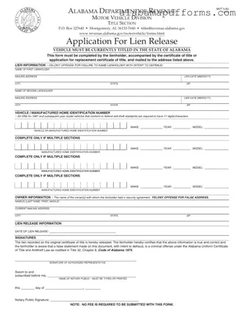 Fill Out a Valid Alabama Mvt 5 63 Form